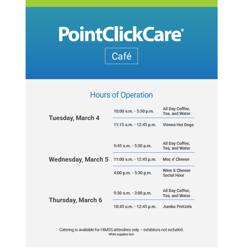 Stop by Booth #3454 for a Refreshing Break and Some Delicious Treats!