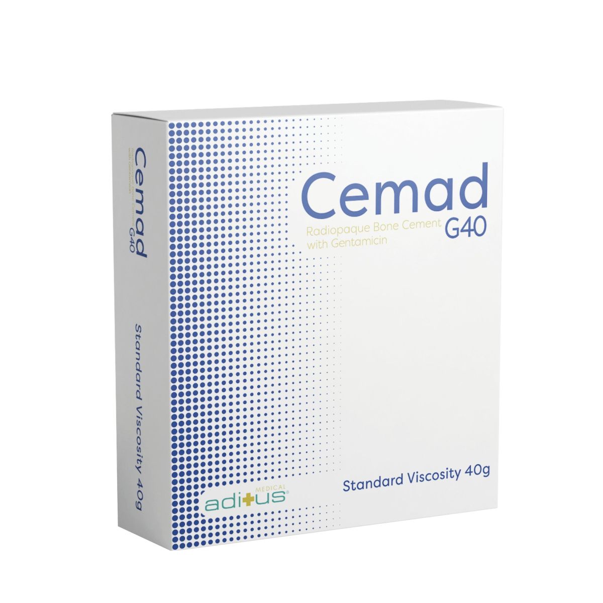 Cemad-G40 Standard Viscosity Bone Cement with Gentamicin