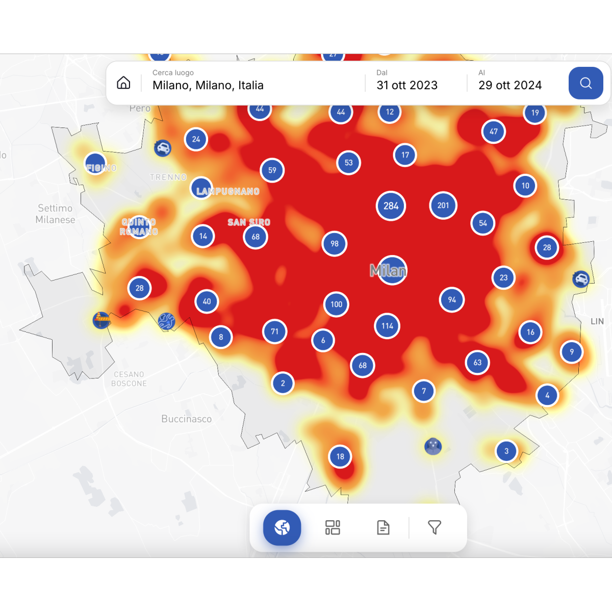Piattaforma GIS Mine Crime - Esplorazione dei dati su criminalità e degrado urbano