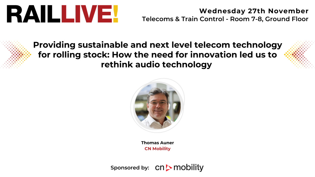 Providing sustainable and next level telecom technology for rolling stock: How the need for innovation led us to rethink audio technology