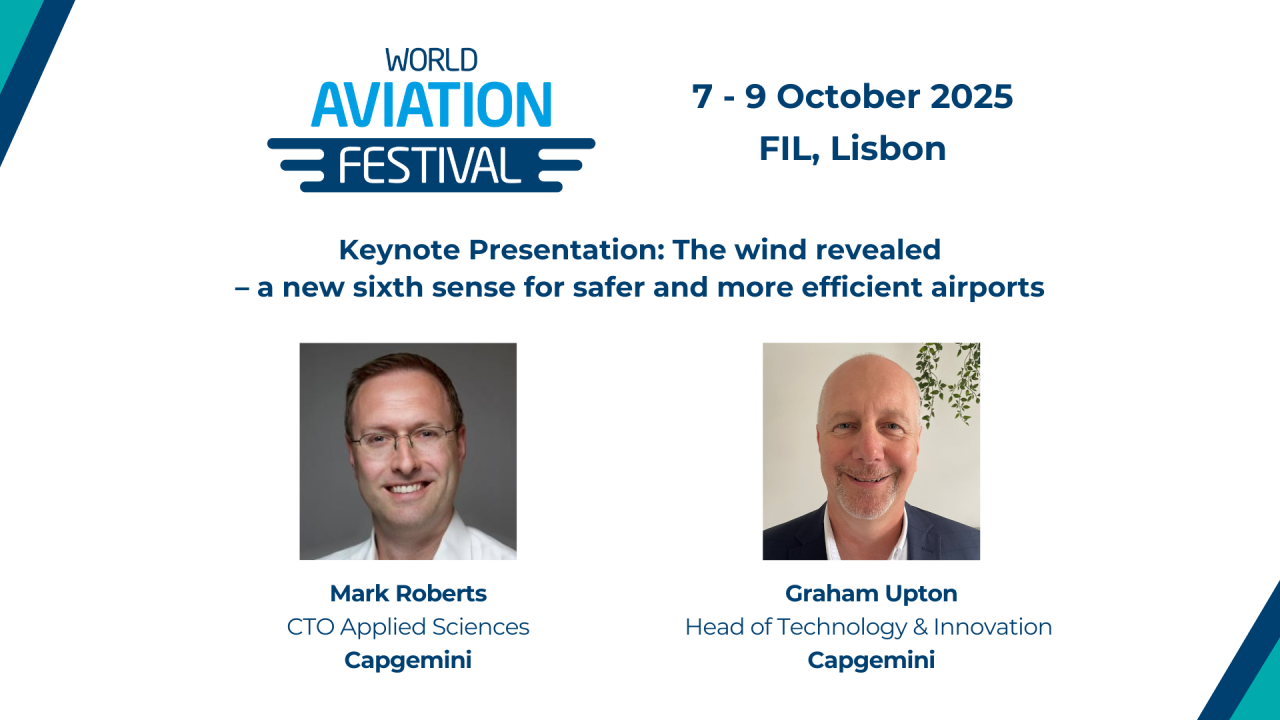 Keynote Presentation: The wind revealed – a new sixth sense for safer and more efficient airports