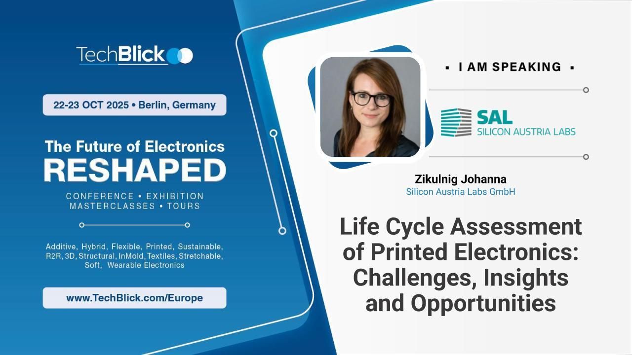 Silicon Austria Labs GmbH - Life Cycle Assessment of Printed Electronics: Challenges, Insights and Opportunities