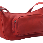 GB-0625-24 : Medium shoulder bag zip close with front zip utility pocket, size 20cm x 36cm x 18cm