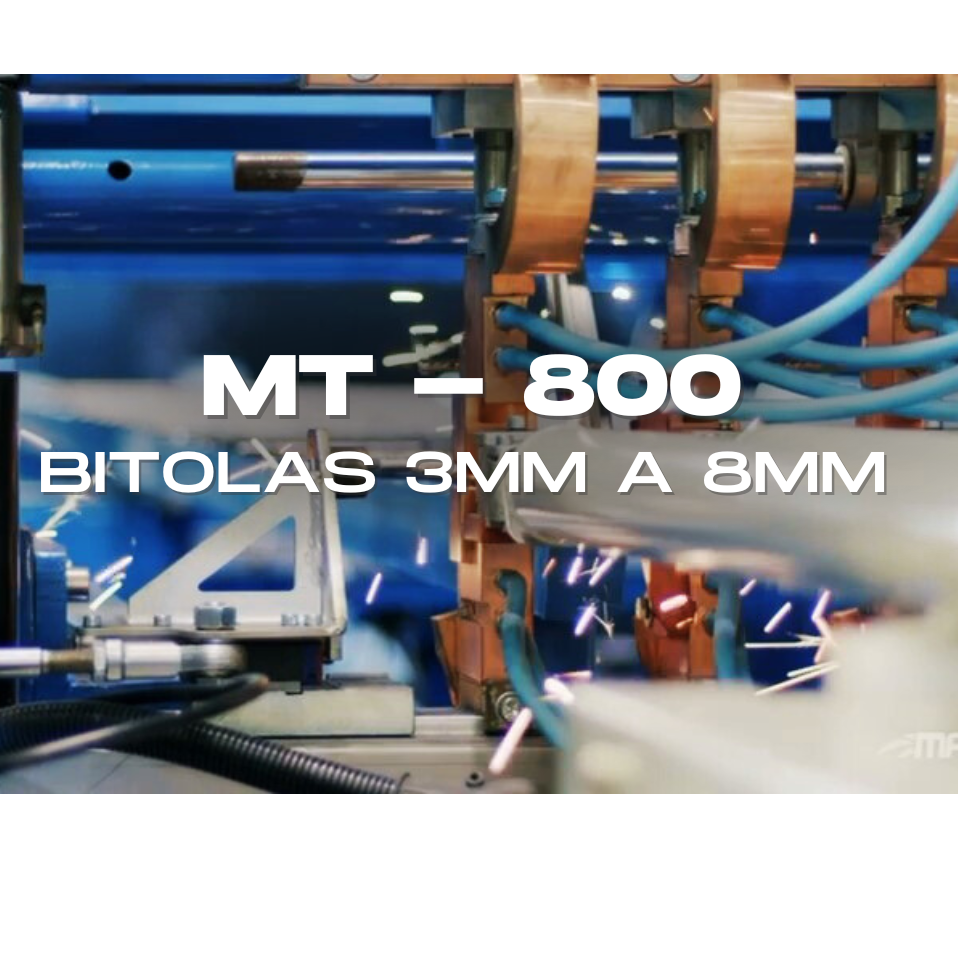 MÁQUINA DE TELA HÍBRIDA | MT-800 | BITOLAS 3MM A 8MM