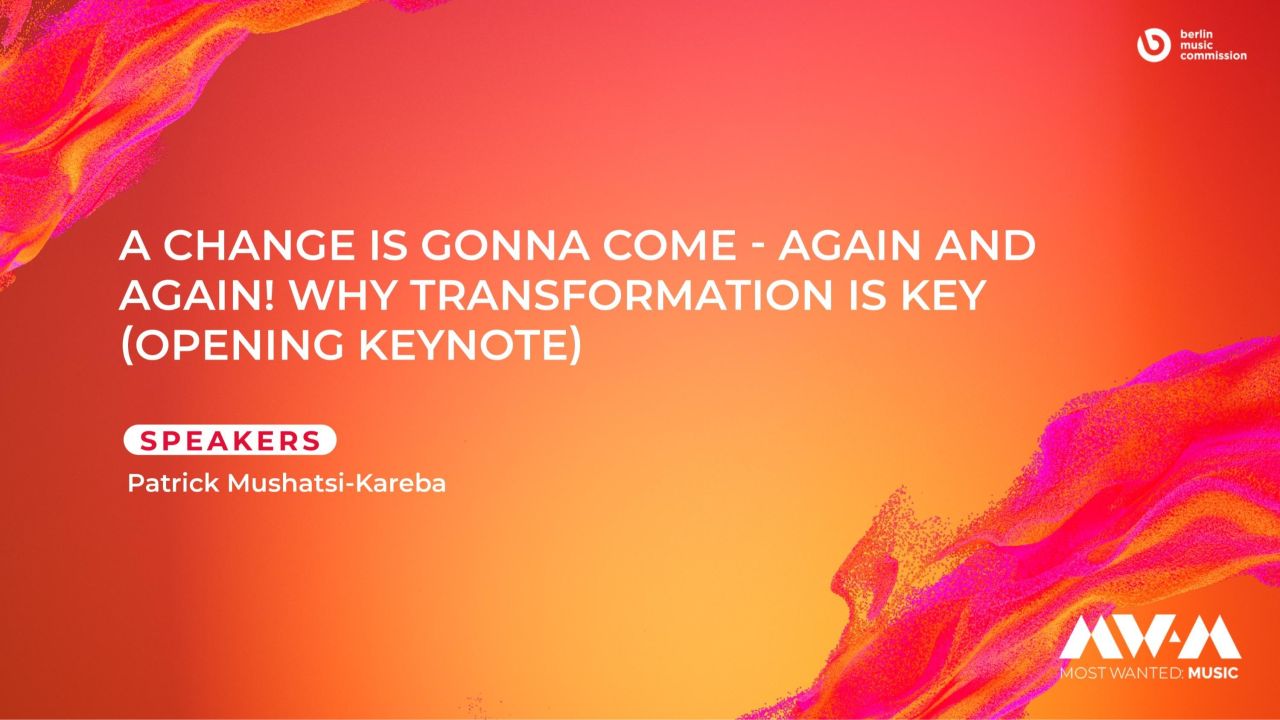 A Change is Gonna Come - Again and Again! Why Transformation is Key (Opening Keynote)