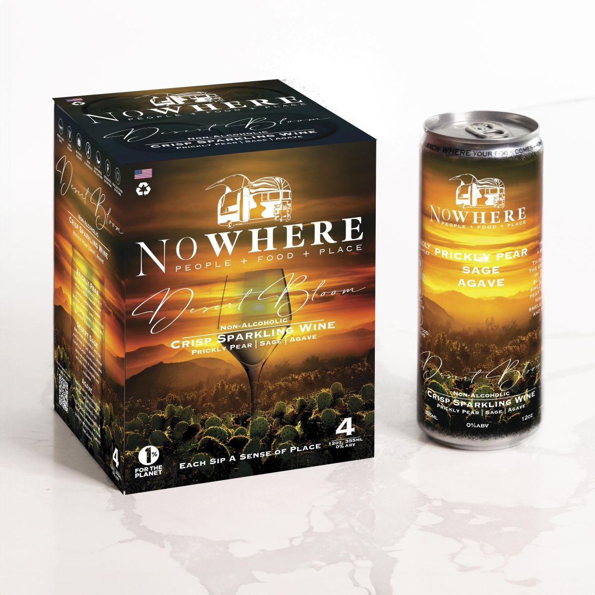 N/A Crisp Sparkling Wine - Desert Bloom