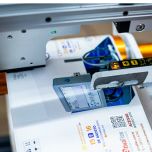 Datador Inkjet TIJ Limerpak com Rebobinadora Automática para rótulos em bobinas com Contador