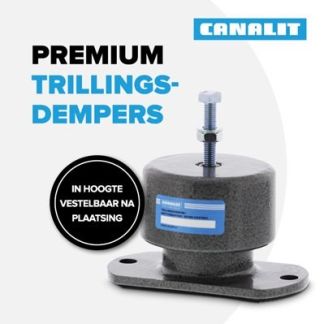 Premium Trillingsdempers met unieke hoogteverstelling na installatie