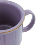 Canecas de Cerâmica Tipo Esmaltada Roxa 280ml Para Sublimação