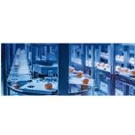 Gamme de composants standards couleur bleu de sécurité