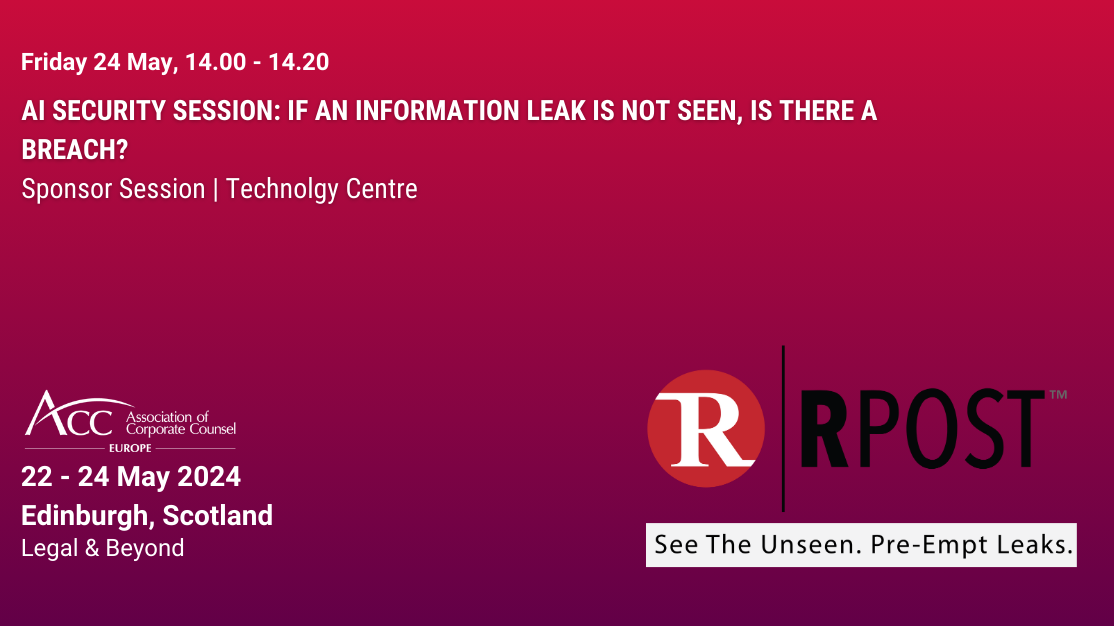 AI Security Session: If an Information Leak is Not Seen, is there a Breach?