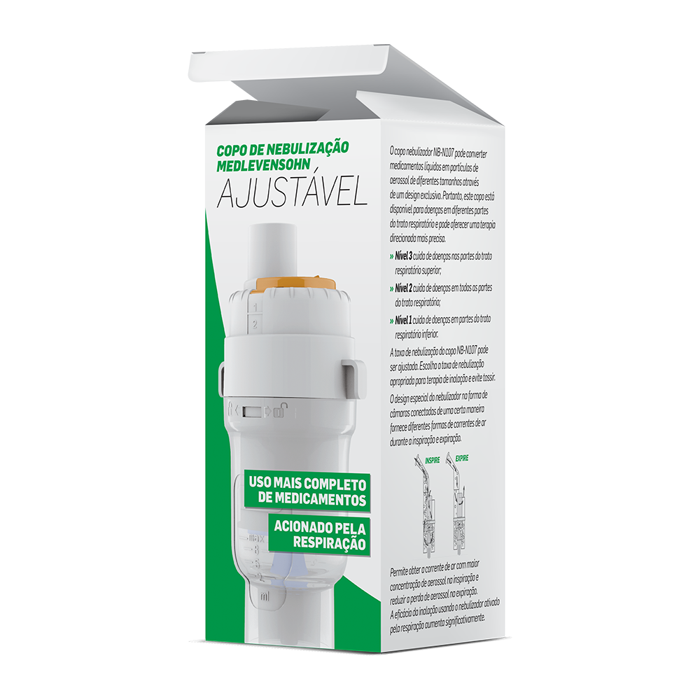 Copo de nebulização ajustável MedLevensohn