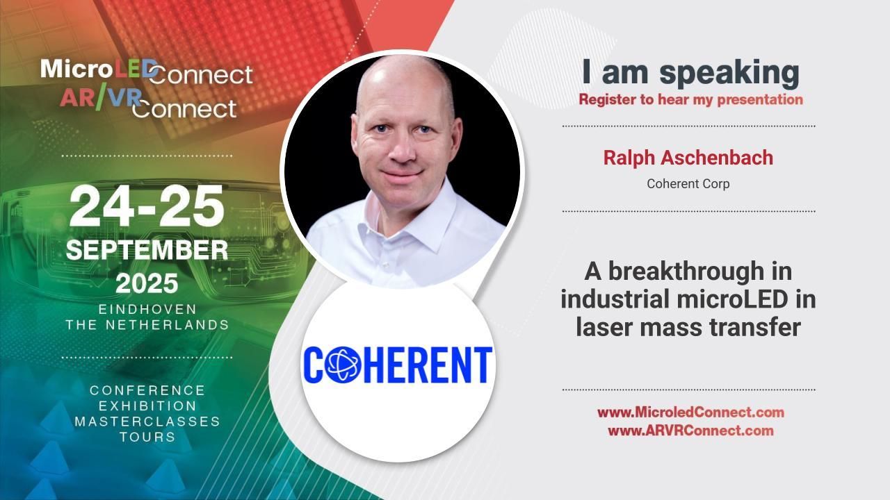Coherent Corp - A breakthrough in industrial microLED in laser mass transfer