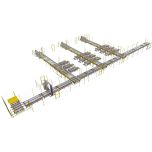 Linha de Transferência, Embalagem e Paletização