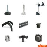 Pieds réglables et accesoires pour le convoyage : découvrez une gamme complète pour le support des machines