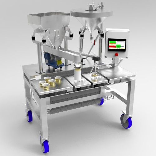 Weighfeeder for solids plus liquids