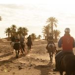 Horseback Riding in Morocco Desert