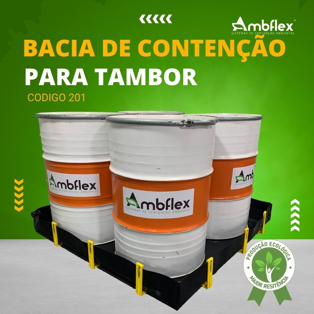 Bacia de Contenção para Tambores