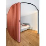 Porta Tessile con Guida Curva