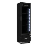 Cervejeira CCV144 Porta de Vidro Full Black 244L