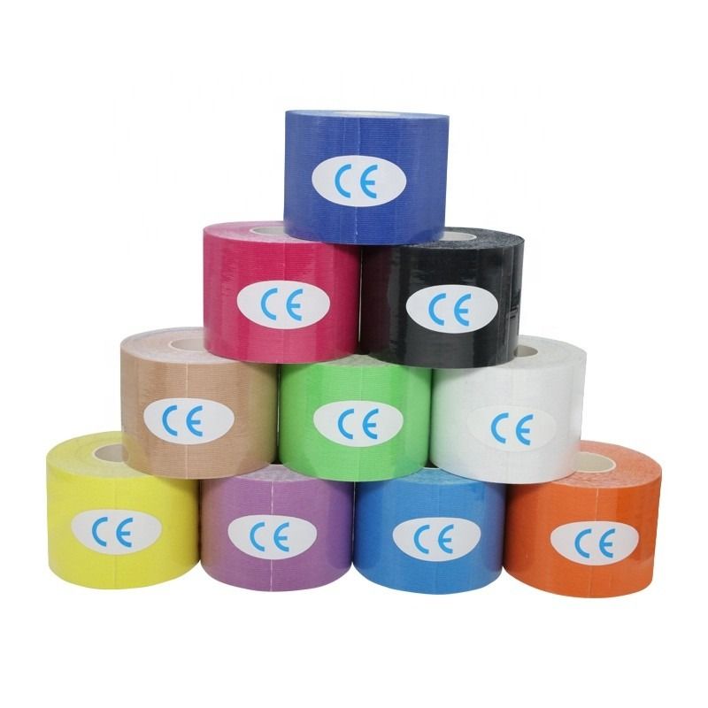 Latex Free Hypoallergenic Elastic Athletic Tape Sport Kinesiology Tape
