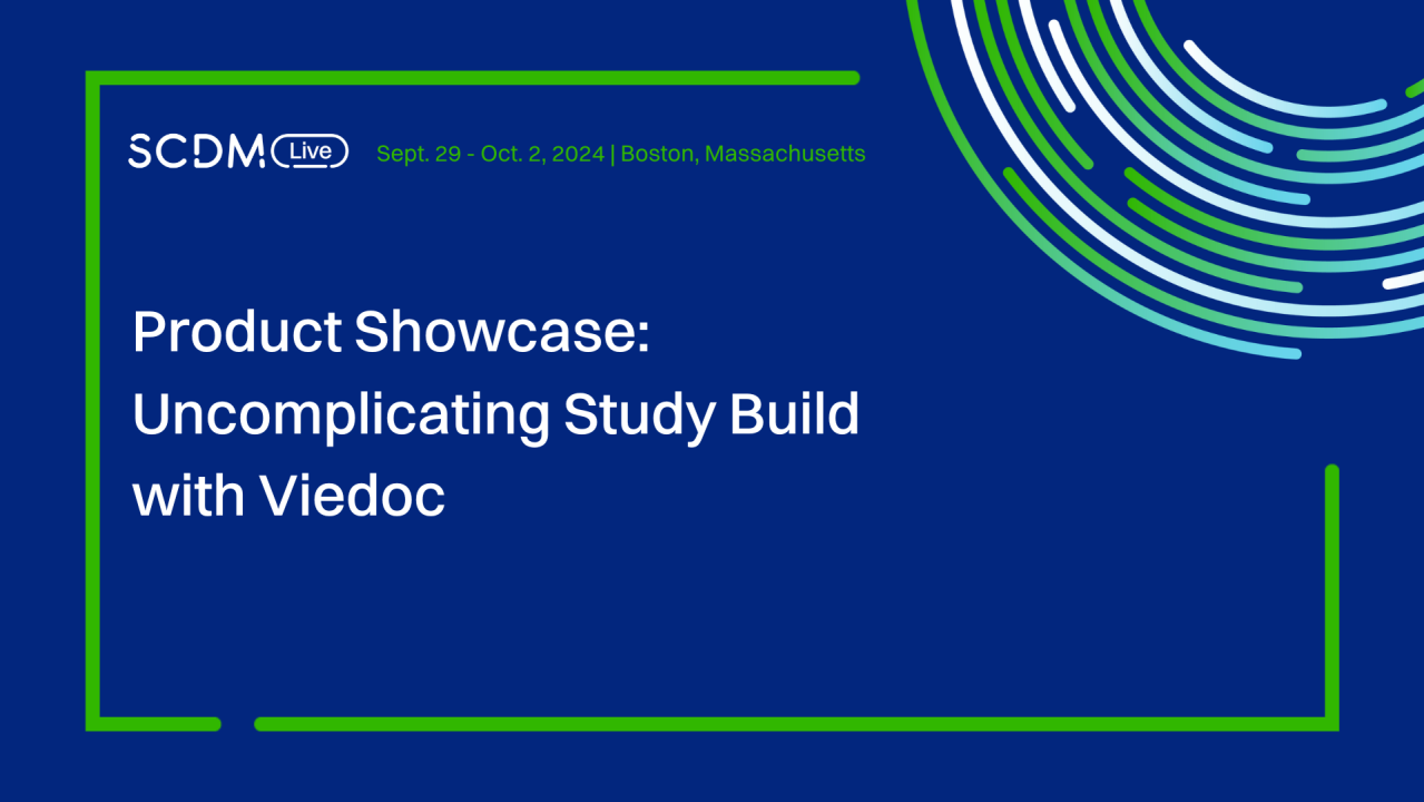 Uncomplicating Study Build with Viedoc