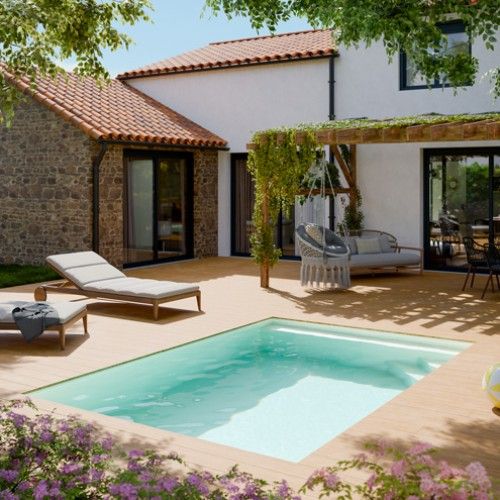 Quickly aluminium pool