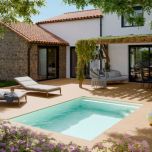 Quickly aluminium pool