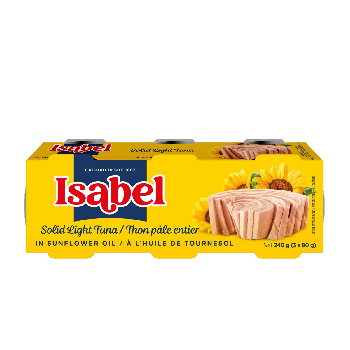 Isabel Solid Light Tuna in Sunflower Oil