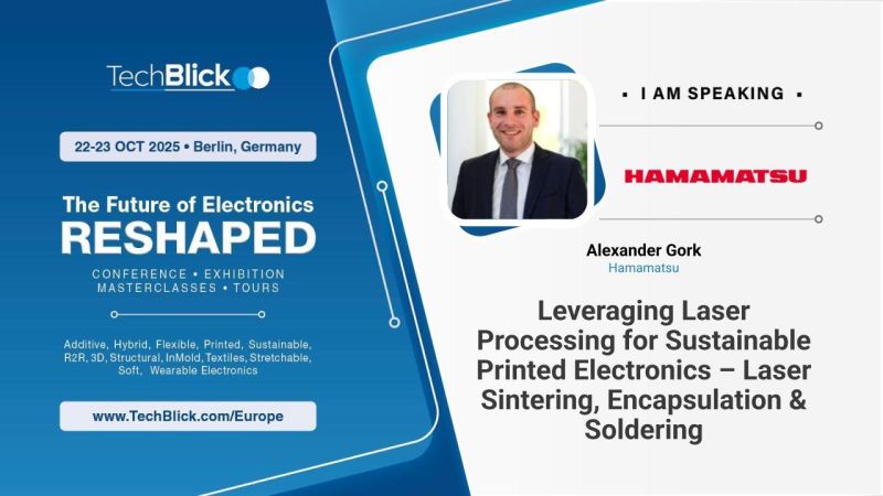 Hamamatsu - Leveraging Laser Processing for Sustainable Printed Electronics – Laser Sintering, Encapsulation & Soldering