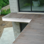 finishing profile for tiled terrace