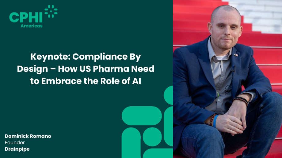Keynote: Compliance By Design – How US Pharma Need to Embrace the Role of AI