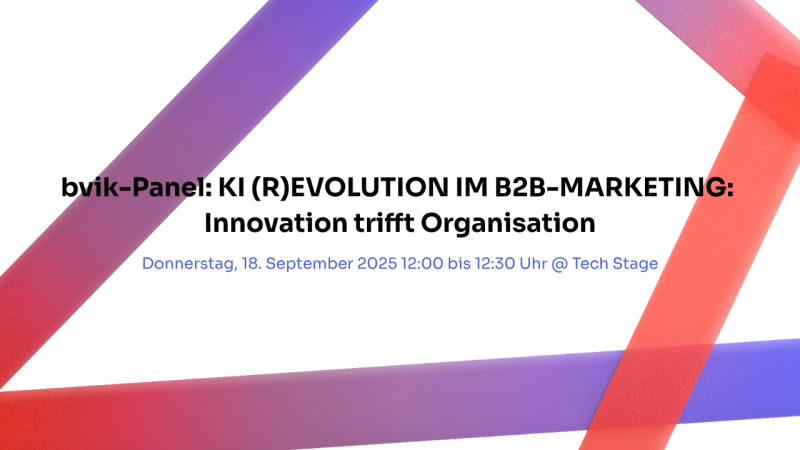 KI (R)Evolution im B2B Marketing: Innovation trifft Organisation