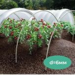 Arceau flexible en matériau composite pour abris et serres