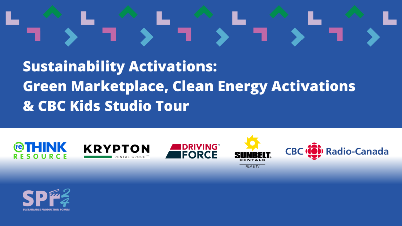 Sustainability Activations: Green Marketplace, Clean Energy Activations & CBC Kids Studio Tour