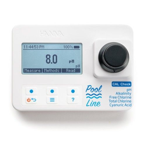 HI971044 Photomètre piscine (alcalinité, acide cyanurique, chlore et pH) - Pool Line