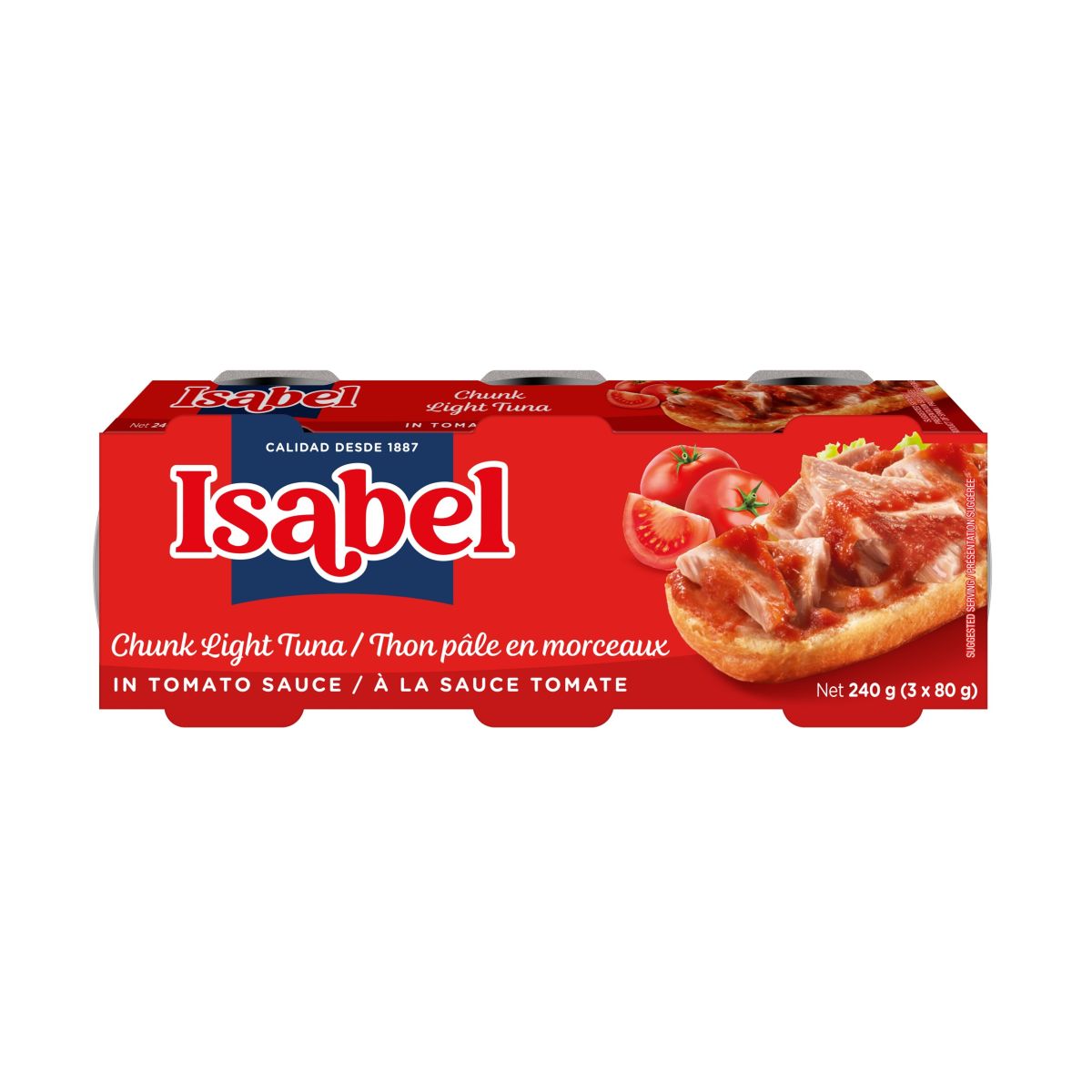 Isabel Chunk Light Tuna in Tomato Sauce