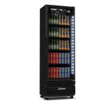 Cervejeira CCV290 Porta de Vidro Full Black 393L