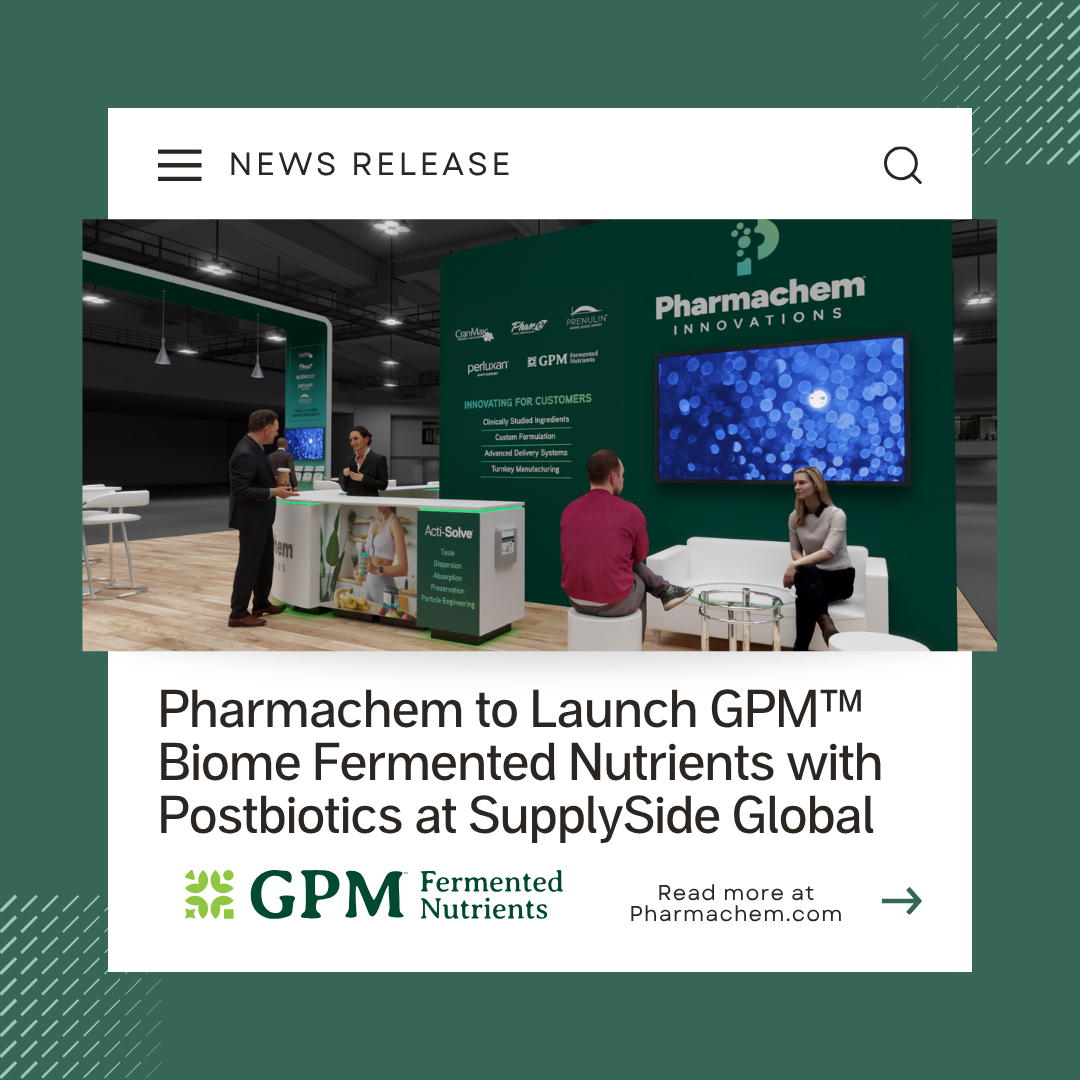 Launching GPM™ Biome Fermented Nutrients with Postbiotics at SupplySide Global