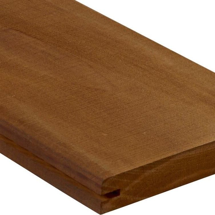 Kebony Clear lame de terrasse lisse pour pose clip 22 x 142 mm #2131