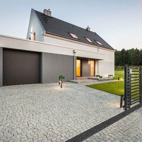 Caniveaux de drainage en Béton Polymère linéaires ACO Self