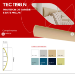 PROTETORES DE PAREDE, CORRIMÃOS, BATE MACAS - VINYLSHOCK