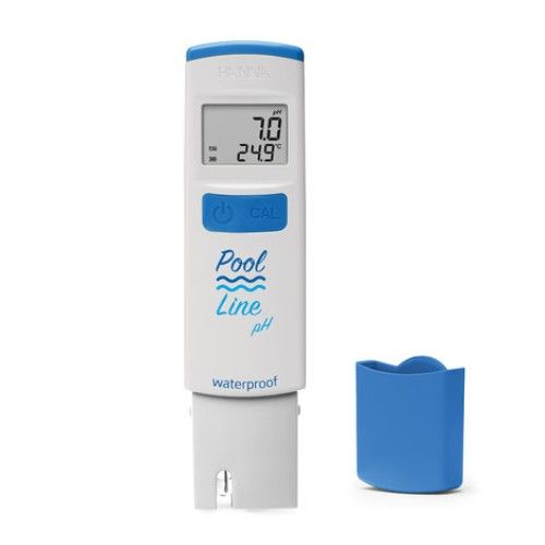 HI981074 Testeur de pH étanche avec étalonnage en deux points et précision de ± 0,1 pH - Pool Line