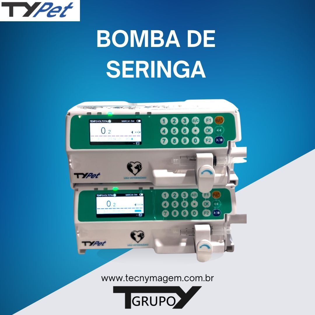 Bomba de infusão veterinária - modelo SERINGA