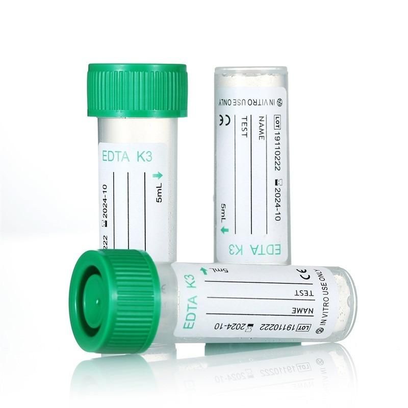 Non vacuum blood collection tube