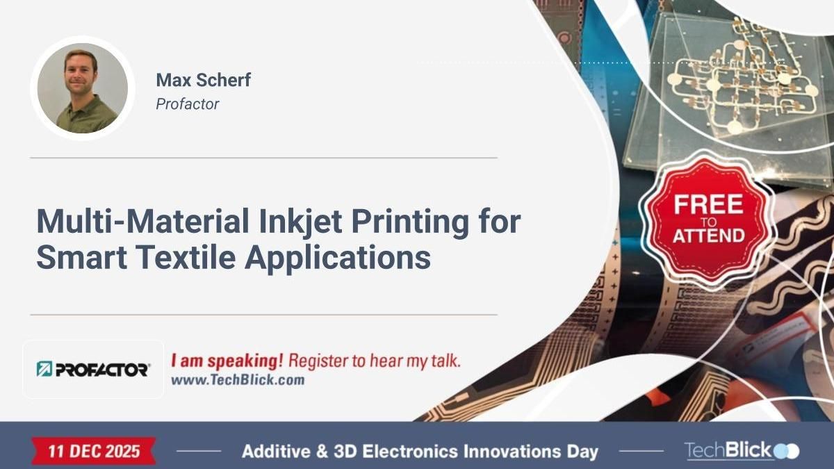 Profactor GmbH - Multi-Material Inkjet Printing for Smart Textile Applications