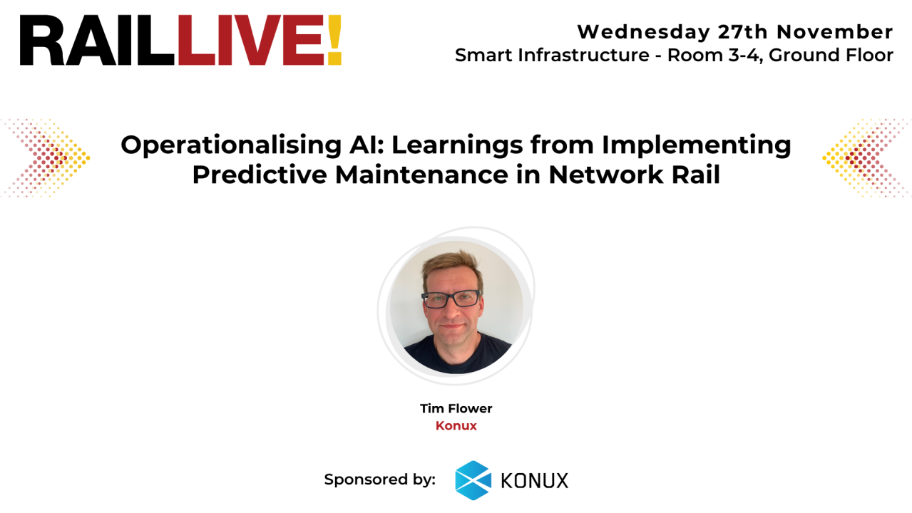 Operationalising AI: Learnings from implementing predictive maintenance in network rail