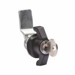 Fecho Lingueta Manopla com Trava para Cadeado e Miolo Yale