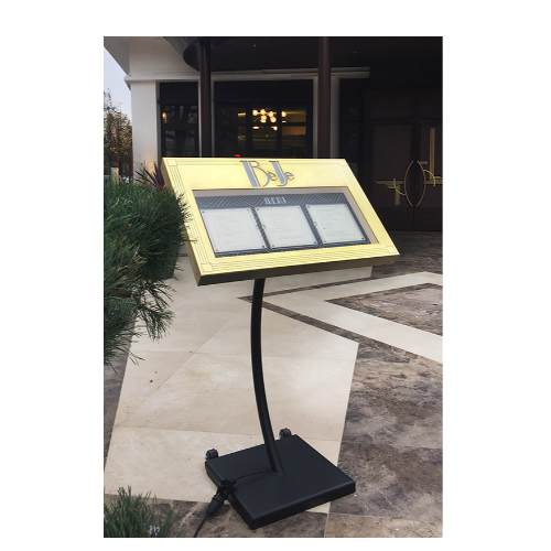 PORTE-MENU SUR PIED A INSERTS