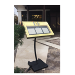 PORTE-MENU SUR PIED A INSERTS